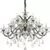 Candelabru cristal Ideal Lux Colossal, 15xE14, gri
