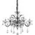 Candelabru cristal Ideal Lux Colossal, 6xE14, gri