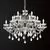 Candelabru cristal Ideal Lux Colossal, 15xE14, gri