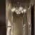 Candelabru cristal Ideal Lux Harem, 9xE27, alama-transparent