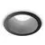 Spot fix LED incastrat Ideal Lux Game, 11W, 3000K, 85mm, negru, IP20, 192314