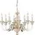 Candelabru Ideal Lux Firenze, 8xE14, auriu-bej