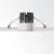 Spot fix LED incastrat Ideal Lux Game, 11W, 3000K, 85mm, alb, IP20, 192291