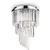 Plafoniera cristal Ideal Lux Carlton, 12xE14, crom