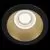 Spot fix incastrat Maytoni Share, 1xGU10, auriu, negru, rotund, IP20
