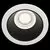 Spot fix incastrat Maytoni Share, 1xGU10, alb, negru, rotund, IP20