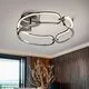 Plafoniera LED Schuller Colette, 37W, crom, dimabil, telecomanda