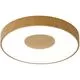 Plafoniera LED Mantra Coin, 56W, lemn natur, dimabil, telecomanda