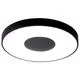 Plafoniera LED Mantra Coin, 80W, 2700K-5000K, D50 cm, negru, dimabil, telecomanda, Smart App