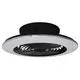 Plafoniera cu ventilator LED Mantra Alisio mini, 70W, negru, dimabil, telecomanda
