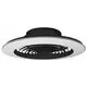 Plafoniera cu ventilator LED Mantra Alisio xl, 95W, negru, dimabil, telecomanda, bluetooth, Smart control App