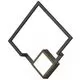 Aplica LED Mantra Boutique, 17.5W, 3000K, negru