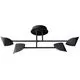 Plafoniera LED Mantra Capuccina, 30W, negru