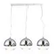 Pendul AZzardo Silver Ball, 3xE27, liniar, crom