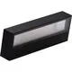 Aplica LED AZzardo Cosel, 2x8W, 3000K, negru, IP54