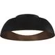Plafoniera LED AZzardo Lenox, 24W, cupru, negru