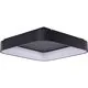 Plafoniera LED AZzardo Solvent, 42W, patrat, negru, dimabil