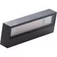 Aplica LED AZzardo Cosel, 2x8W, 3000K, gri inchis, IP54