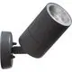 Aplica tip spot AZzardo Rolf, 1xGU10, gri inchis, IP44