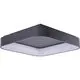 Plafoniera LED AZzardo Solvent, 92W, patrat, gri, dimabil