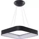 Pendul LED AZzardo Solvent, 42W, patrat, negru, dimabil
