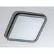 Plafoniera LED AZzardo Slim Square, 12W, negru, incastrata