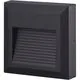 Aplica LED AZzardo Afi, 2W, 3000K, gri inchis, IP54