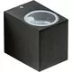 Aplica AZzardo Rimini 1 Square, 1xGU10, negru, IP54