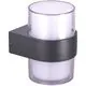 Aplica LED AZzardo Lars Round, 13W, 4000K, negru, IP54