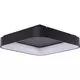 Plafoniera LED AZzardo Solvent, 32W, patrat, negru, dimabil
