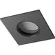 Spot fix incastrat AZzardo Ika, 1xGU10, gri inchis, patrat, IP65