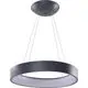 Pendul LED AZzardo Solvent, 32W, rotund, gri, dimabil