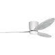 Plafoniera cu ventilator LED AZzardo Veneti, 18W, alb, stejar