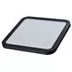 Plafoniera LED AZzardo Slim Square, 24W, 3000K, negru, incastrat