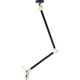 Corp pendul AZzardo Zyta, 1xE27, 1300mm, auriu, negru