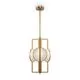 Pendul Maytoni Marmo, 3xE14, D305 mm, Hmax 927 mm, alama / auriu