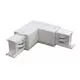 Element de conectare tip L, stanga, intermediar pentru sina Maytoni Trinity, fix, alb