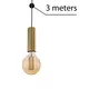 Pendul AZzardo Ziko , 1xE27, auriu antic