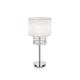 Lampa decorativa cristal Ideal Lux Opera, 1xE27, alb, crom