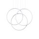 Pendul LED Ideal Lux Frame, 82W, alb