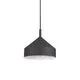 Pendul Ideal Lux Yurta, 1xE27, alb-negru, 210 mm