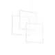 Pendul LED Ideal Lux Frame, 80W, alb
