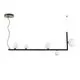 Pendul Ideal Lux Birds, 5xG9, alb-negru