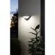 Aplica LED Eglo Belcreda, 9W, 3000K, 1200 lm, 125x330x165 mm, alb, antracit, senzor crepuscular, IP44