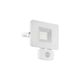 Aplica LED Eglo Faedo 3, 21W, alb-transparent, senzor de miscare