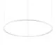 Pendul LED Ideal Lux Oracle Slim, 66W, alb, 3000K, rotund