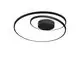 Plafoniera LED Ideal Lux Oz, 49W, negru