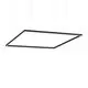 Pendul LED Ideal Lux Oracle Slim, 51W, negru