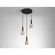 Pendul LED Schuller Sincro, 15W, auriu, negru, dimabil