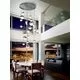 Pendul LED Schuller Sphere, 147.6W, 3000-4000k, alama satinata, cupru, crom, dimabil-App bluetooth